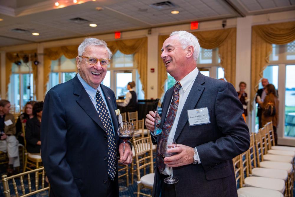 Jim Kaplan and Peter F. Buckley, M.D., dean, VCU School of Medicine