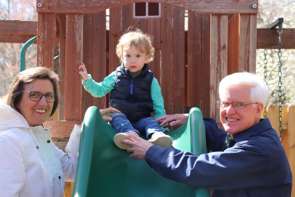 prestemons with granddaughter