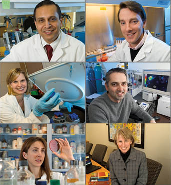 Six Blick Scholars.