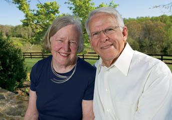 The Wellons pose together.