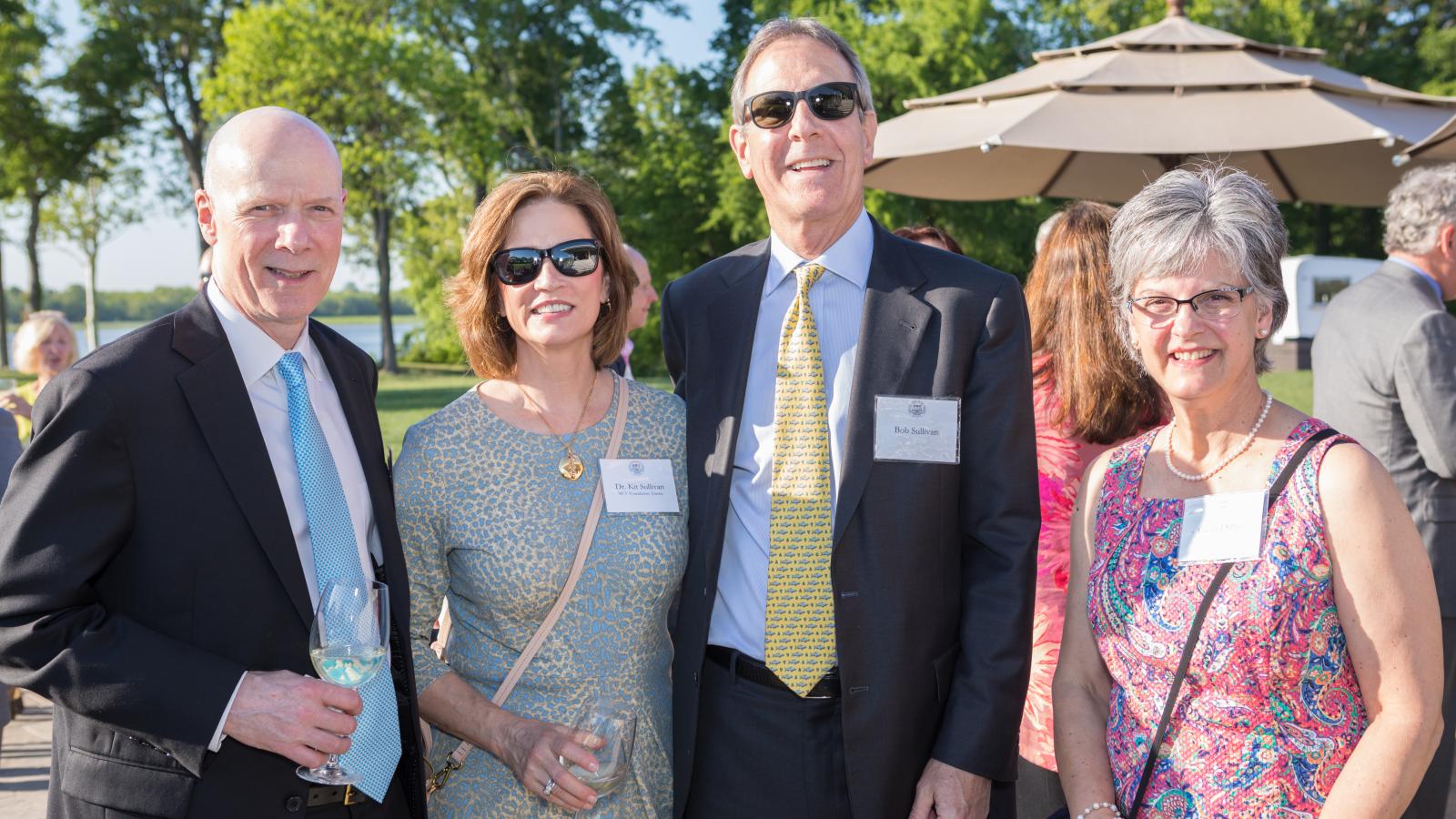 Dean Joe DiPiro, Dr. Kit Sullivan, Bob Sullivan and Cecily DiPiro