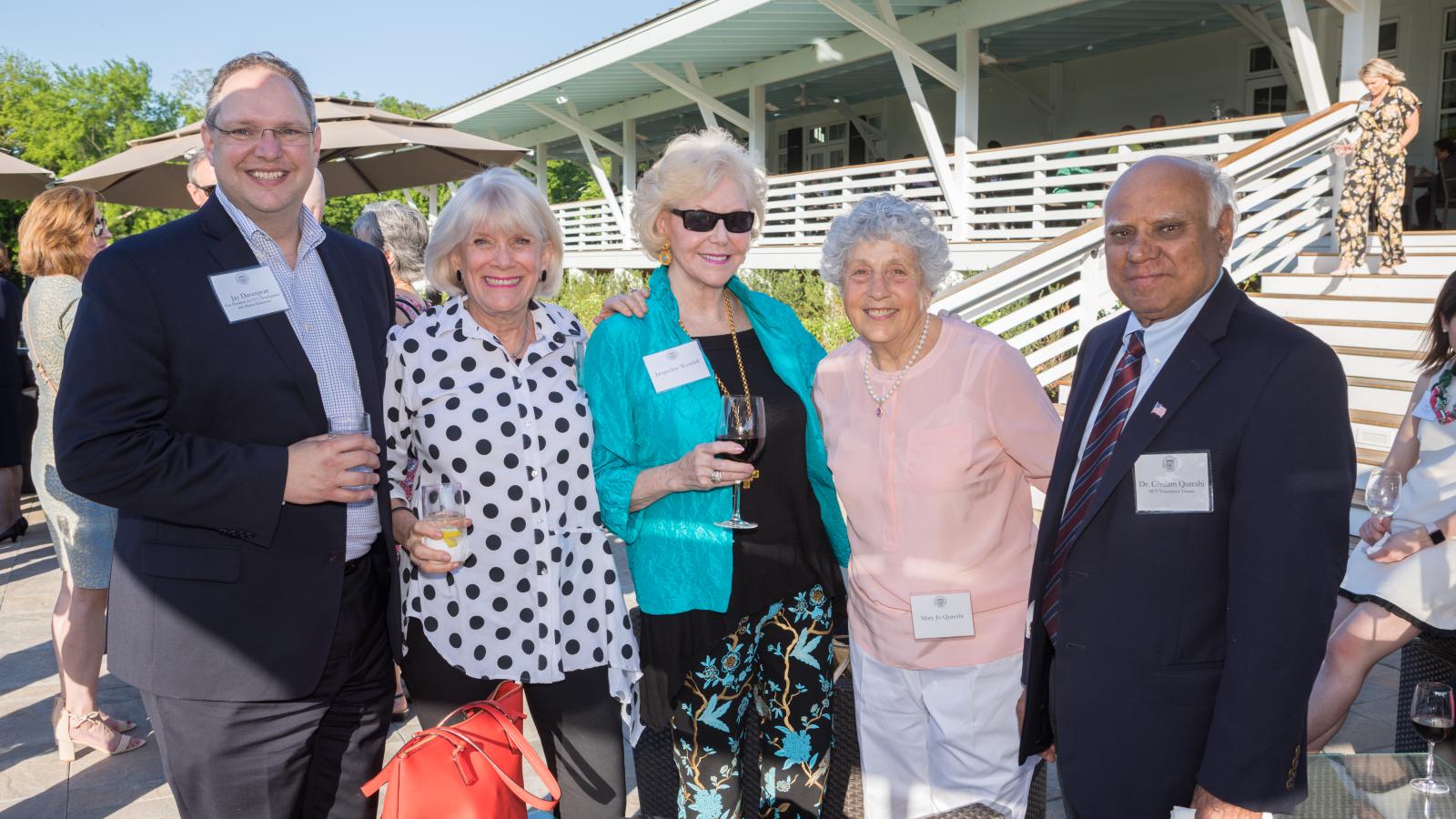 Jay Davenport, Beverley Dew, Jacqueline Westfall, Mary Jo Qureshi and Dr. Ghulam Qureshi