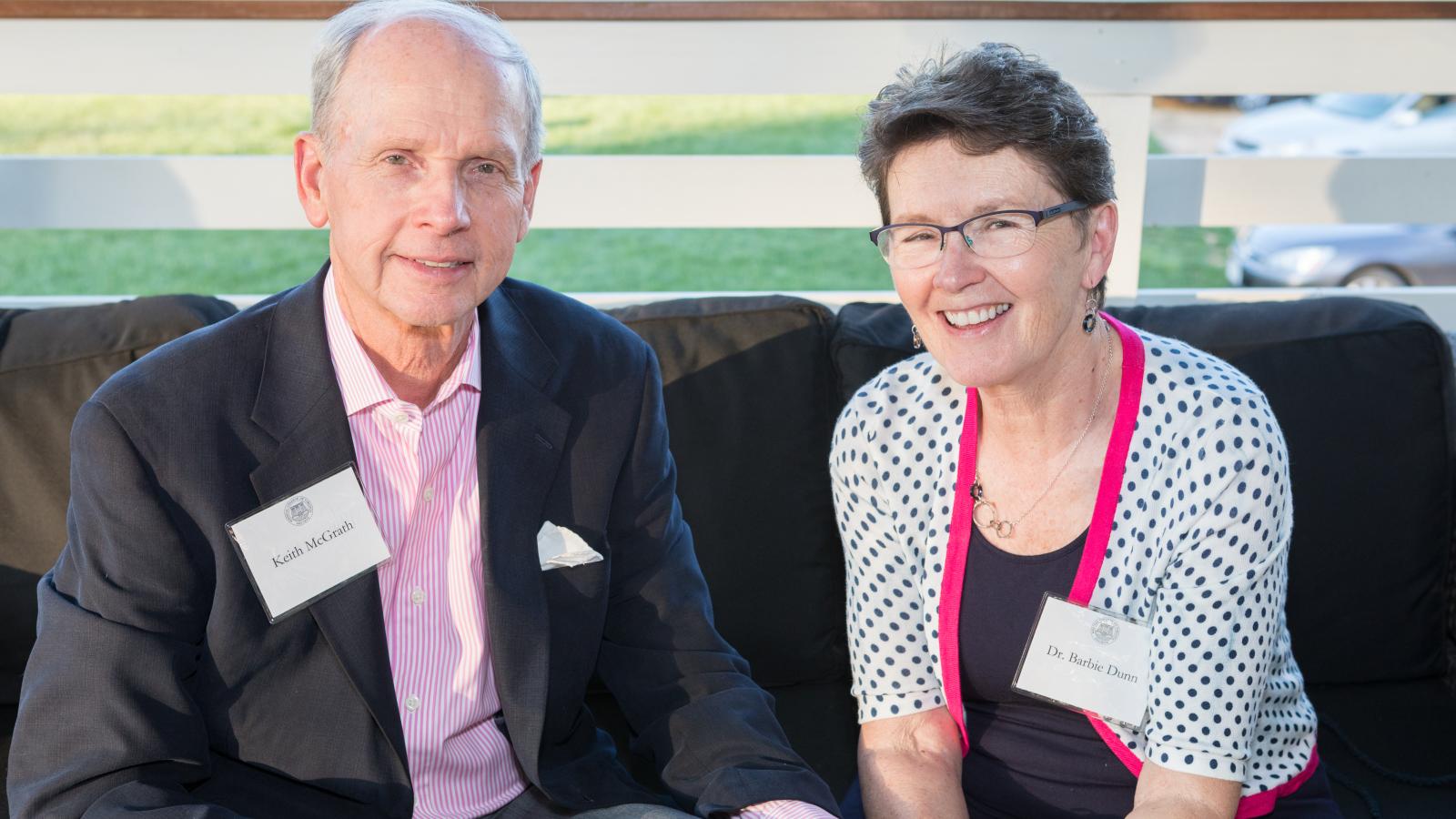 Keith McGrath and Dr. Barbie Dunn