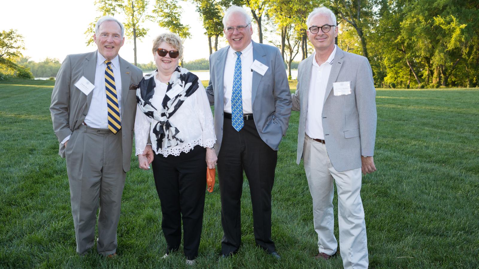 Dr. Charlie Bryan, Cammy Bryan, Dr. Richard Clary and Dean Peter Buckley