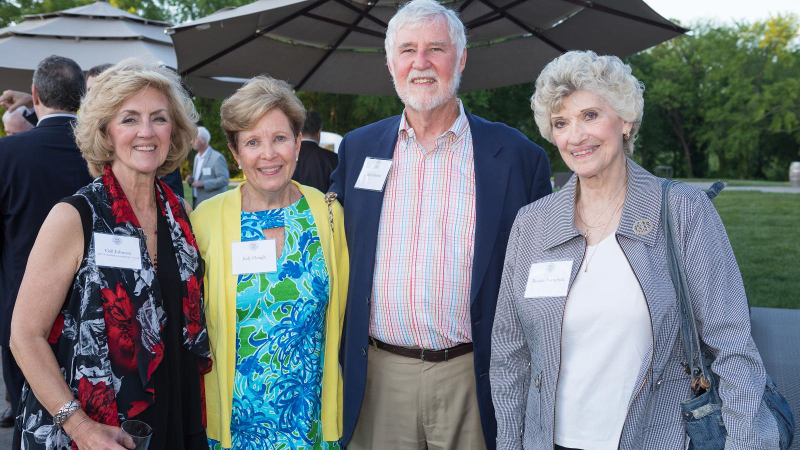 Gail Johnson, Judy Clough, Earl Johnson and Rosalie Eshleman