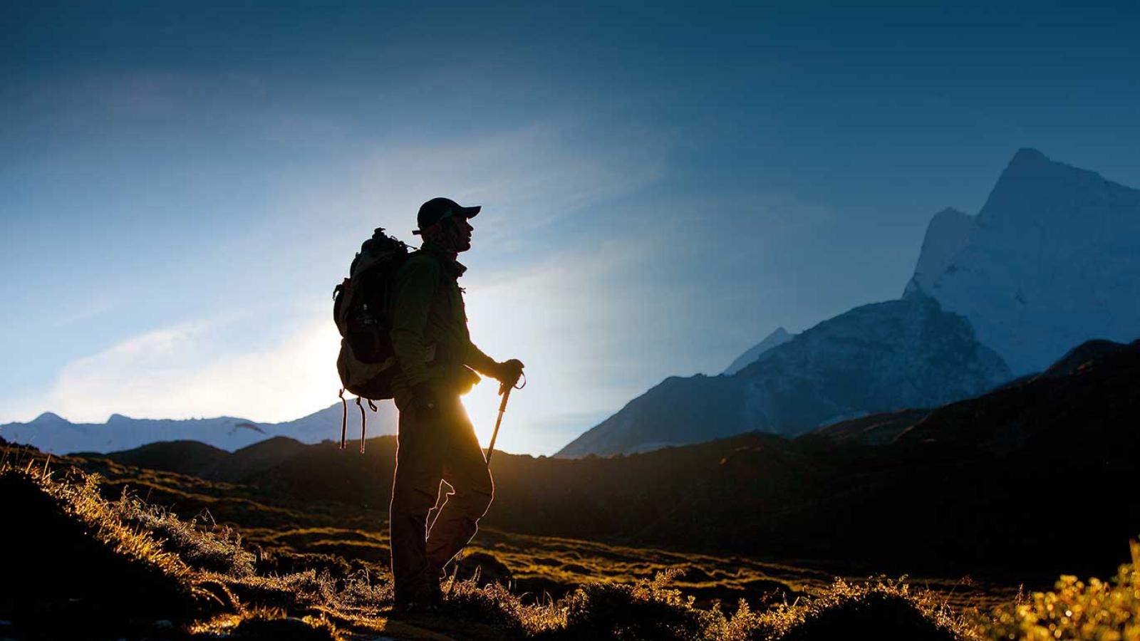 Man Hiking