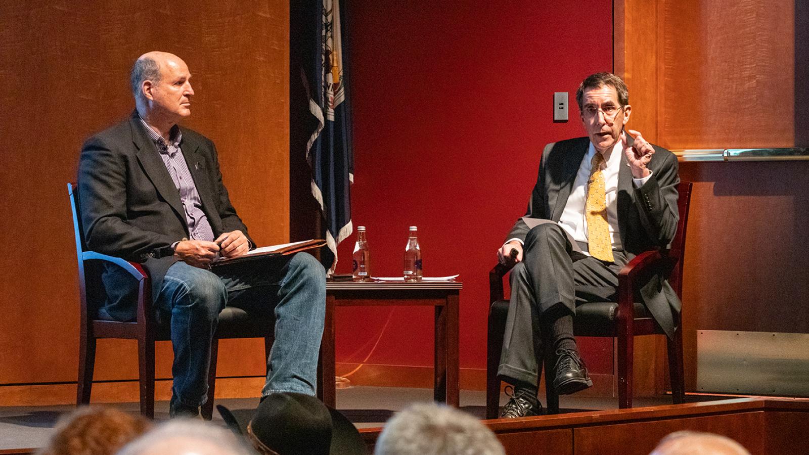 David L. Robbins with Art Kellermann, M.D., M.P.H.