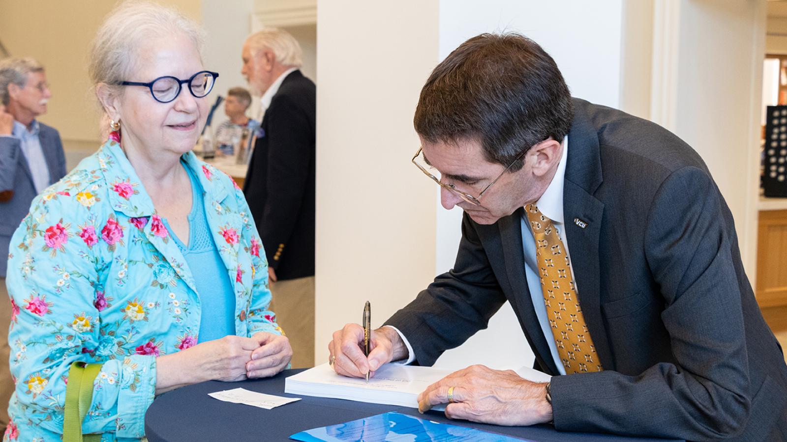 Dr. Kellermann book signing