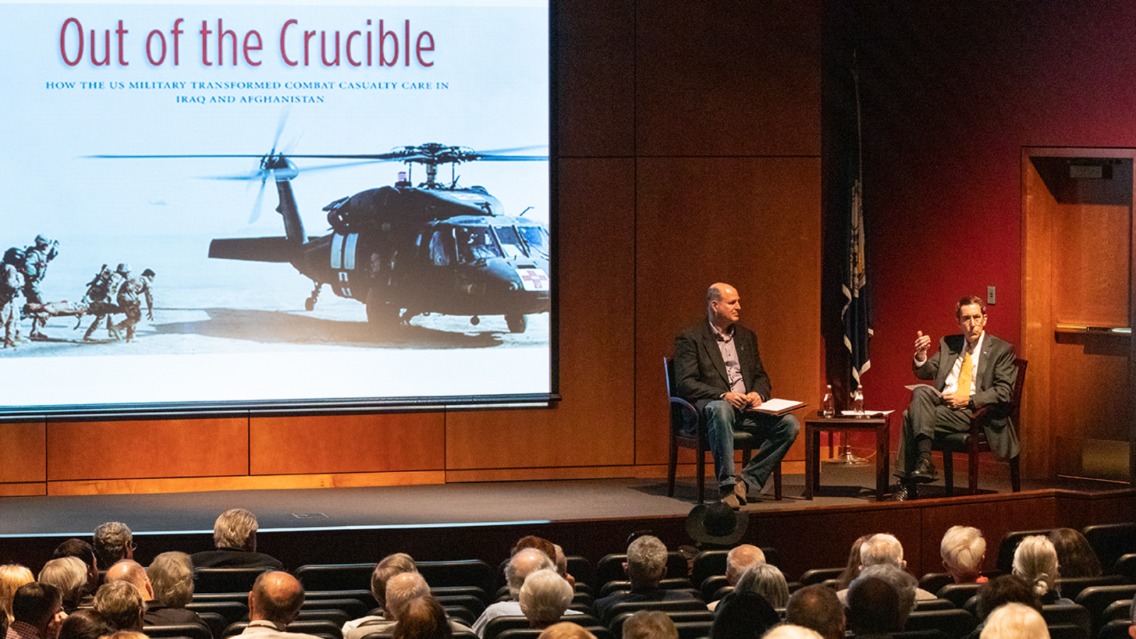Out of the Crucible event with Dr. Kellerman