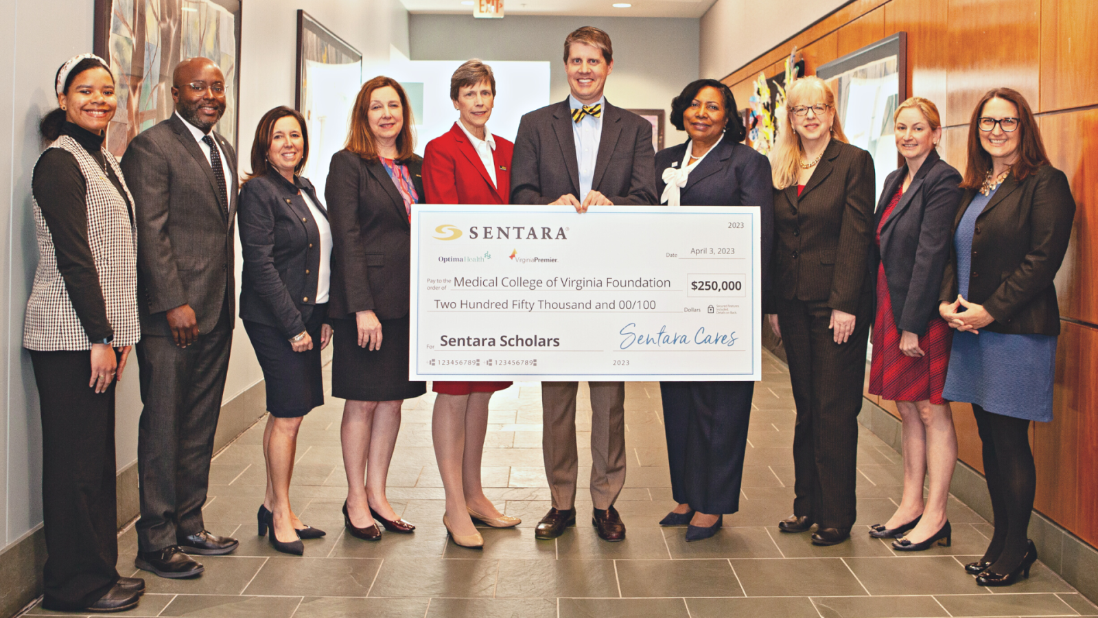 sentara check presentation
