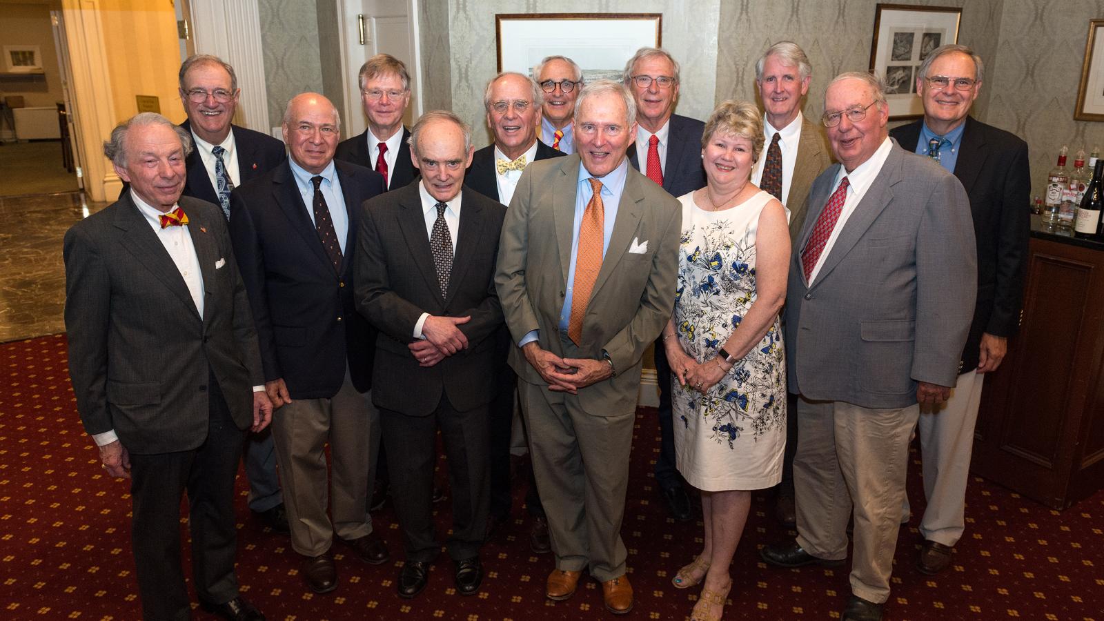 Group of donors at reception
