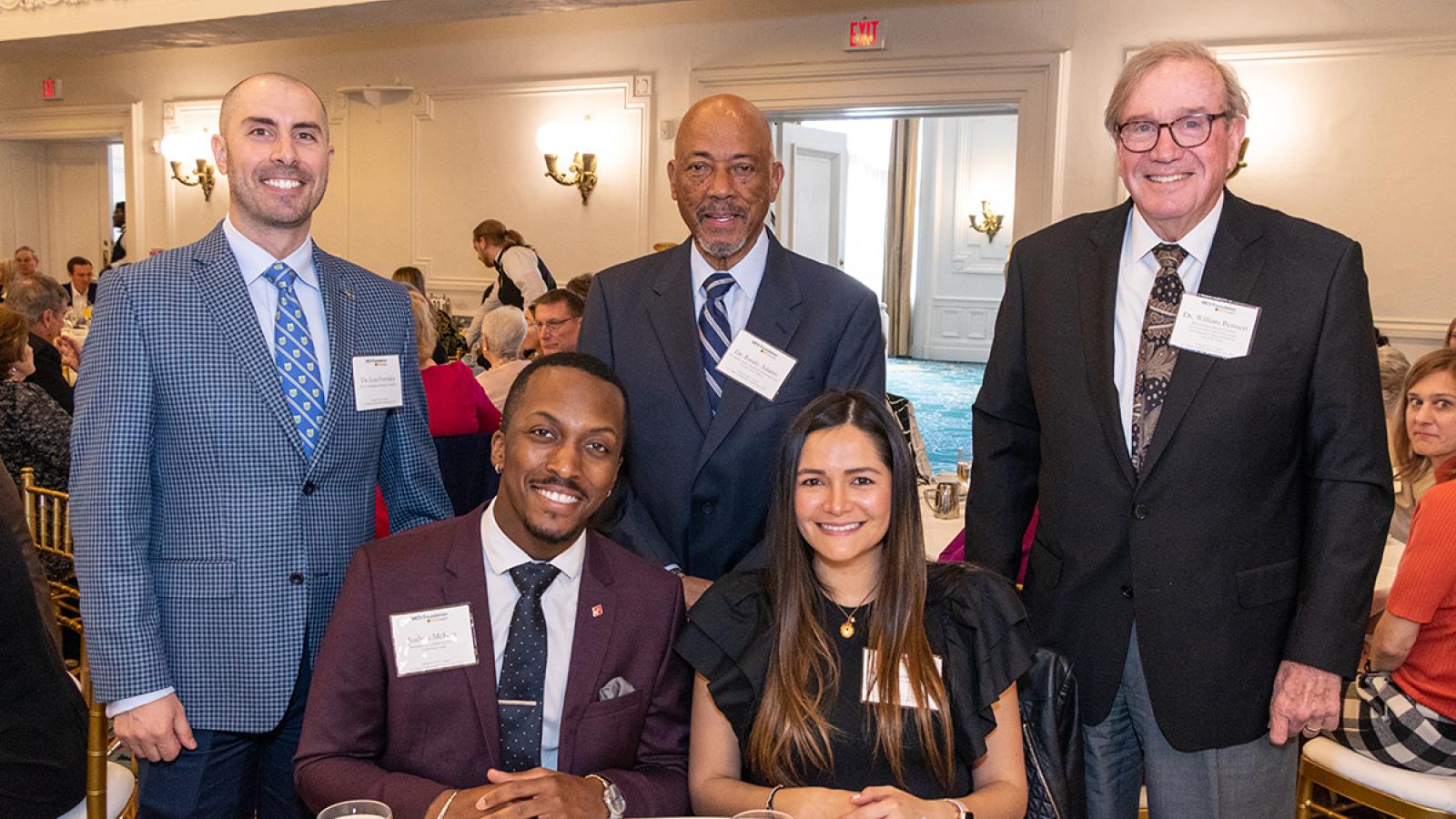 students with donors